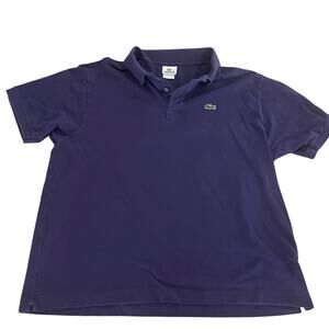 Lacoste Sport Purple  Polo Shirt Made in France Size 8, XL